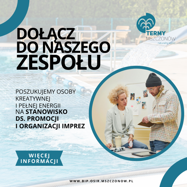 nabór na wolne stanowisko urzędnicze ds. promocji i organizacji imprez